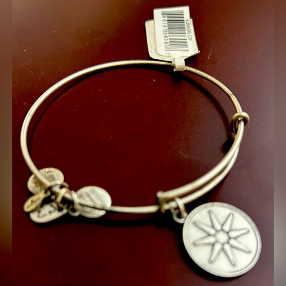Alex & Ani + energy 2014 silver bracelet new with tag - Picture 2 of 3